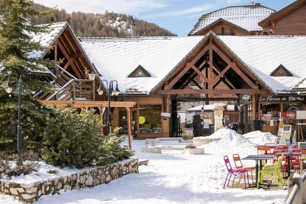 Appartement Duplex Au Pied Des Pistes Le Devoluy Bagian luar foto